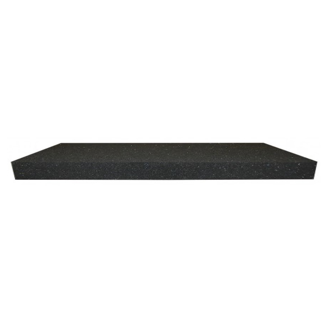 A black Sveltus Balance Foam on a white background