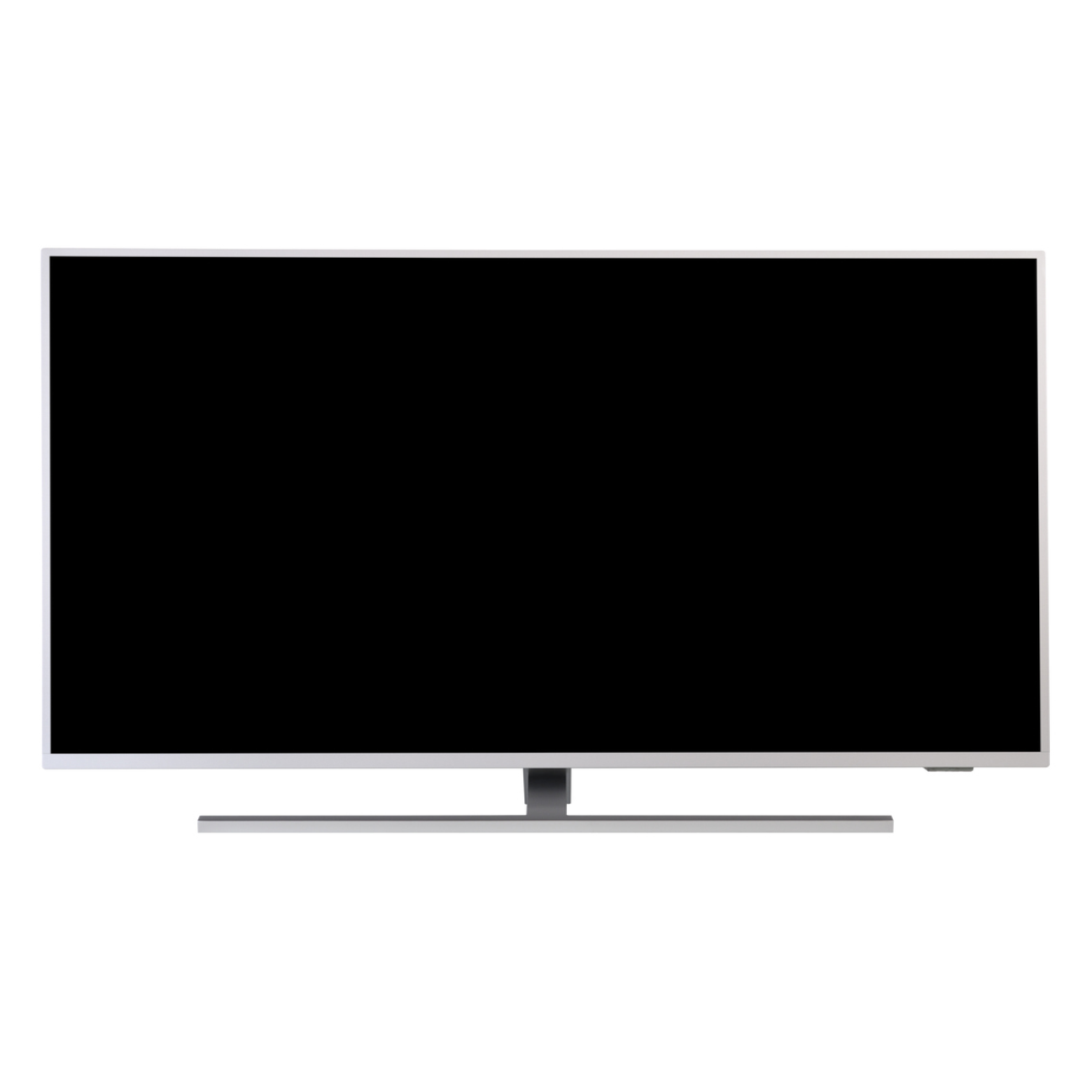 Big led tv isolated on white background